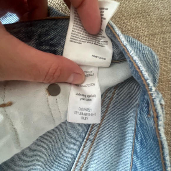 Agolde Riley Long short in Snapshot - Picture 5 of 12